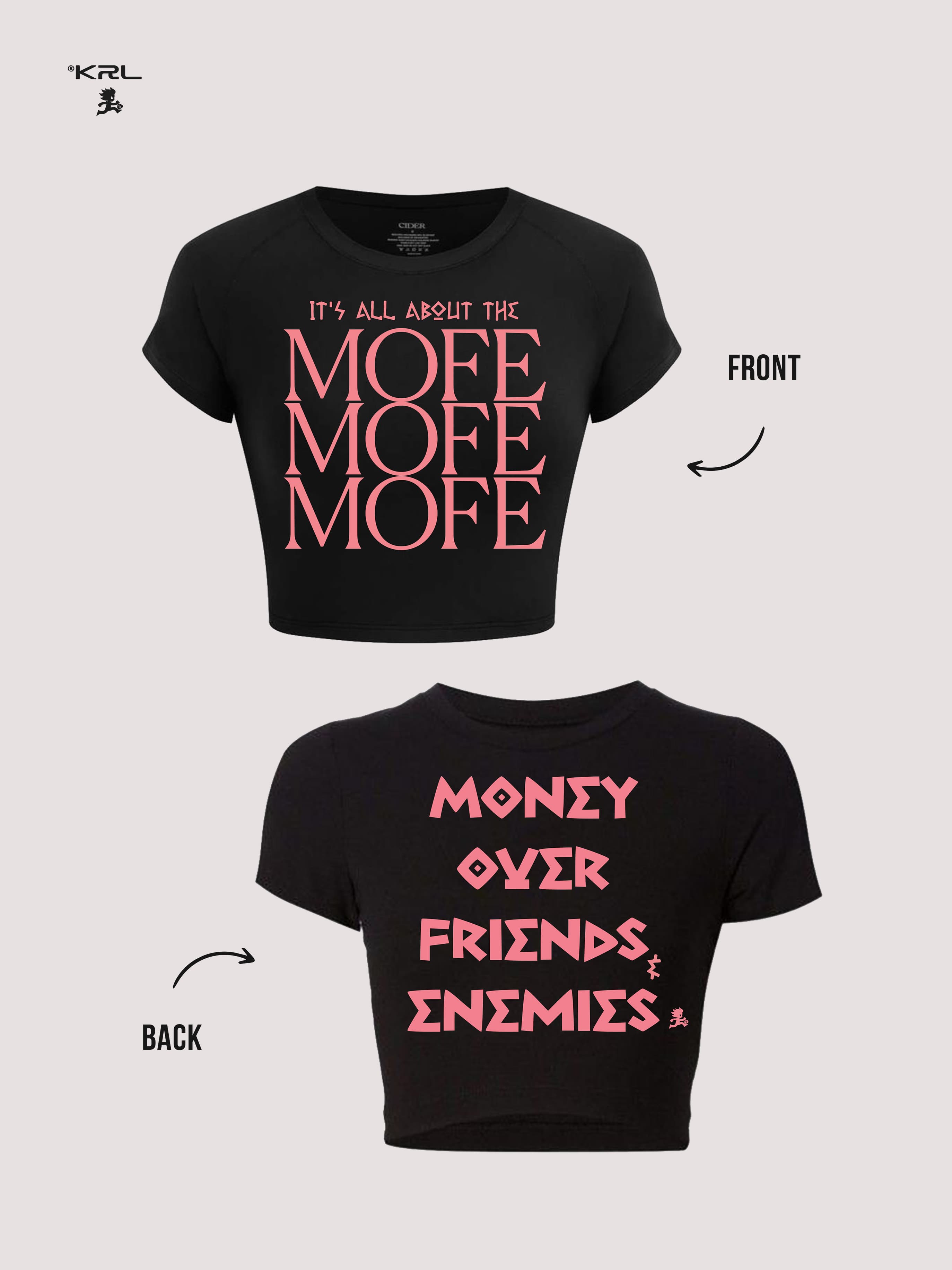 MOFE Crop — Ink & Rose